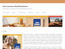 Tablet Screenshot of dom-seniorov-rudi.com